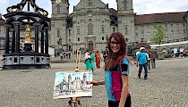 Kunst Saniya Sagutdinova Bild vom Kloster Einsiedeln